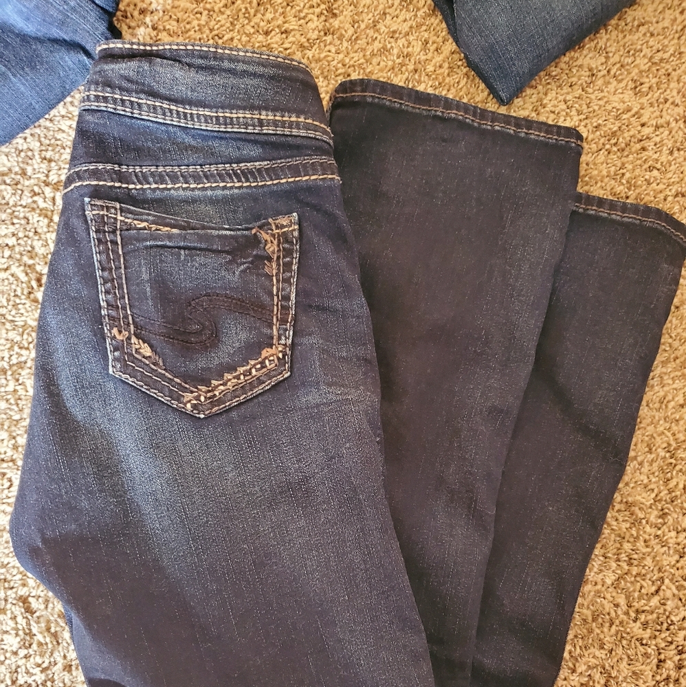 Silver jeans